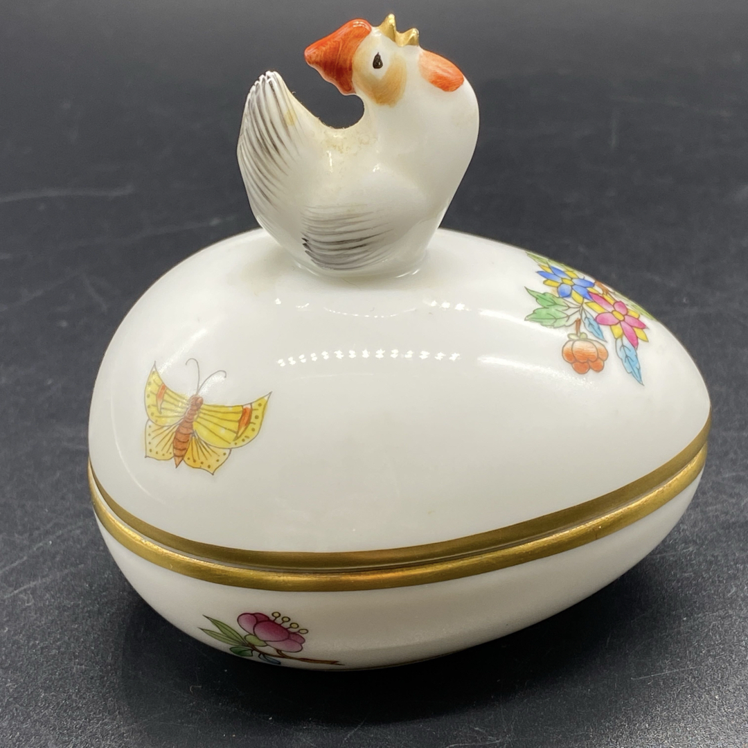 Herend - ヘレンド 小物入れ 置物 陶器 にわとり ニワトリ 鶏 no Herend - ヘレンド 小物入れ 置物 陶器 にわとり ニワトリ 鶏 no