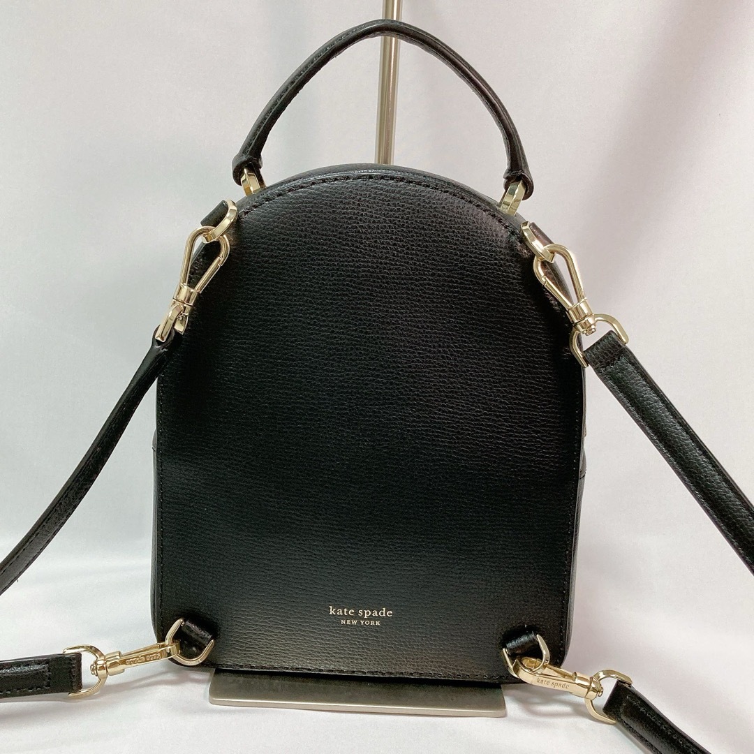 美品】Kate Spade アメリア フランソワ ミニ 3WAY バッグ BK 美品】Kate Spade アメリア フランソワ ミニ 3WAY バッグ BK
