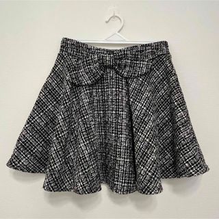 アラマンダ(allamanda)のallamanda ツィード リボン スカート(ミニスカート)