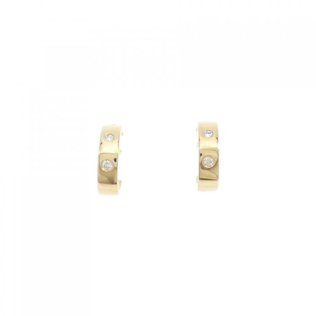 K18YG ダイヤモンド ピアス 0.06CT