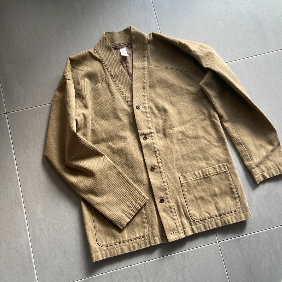 OUUR ACTUS ジャケット Lサイズ コットン ベージュ