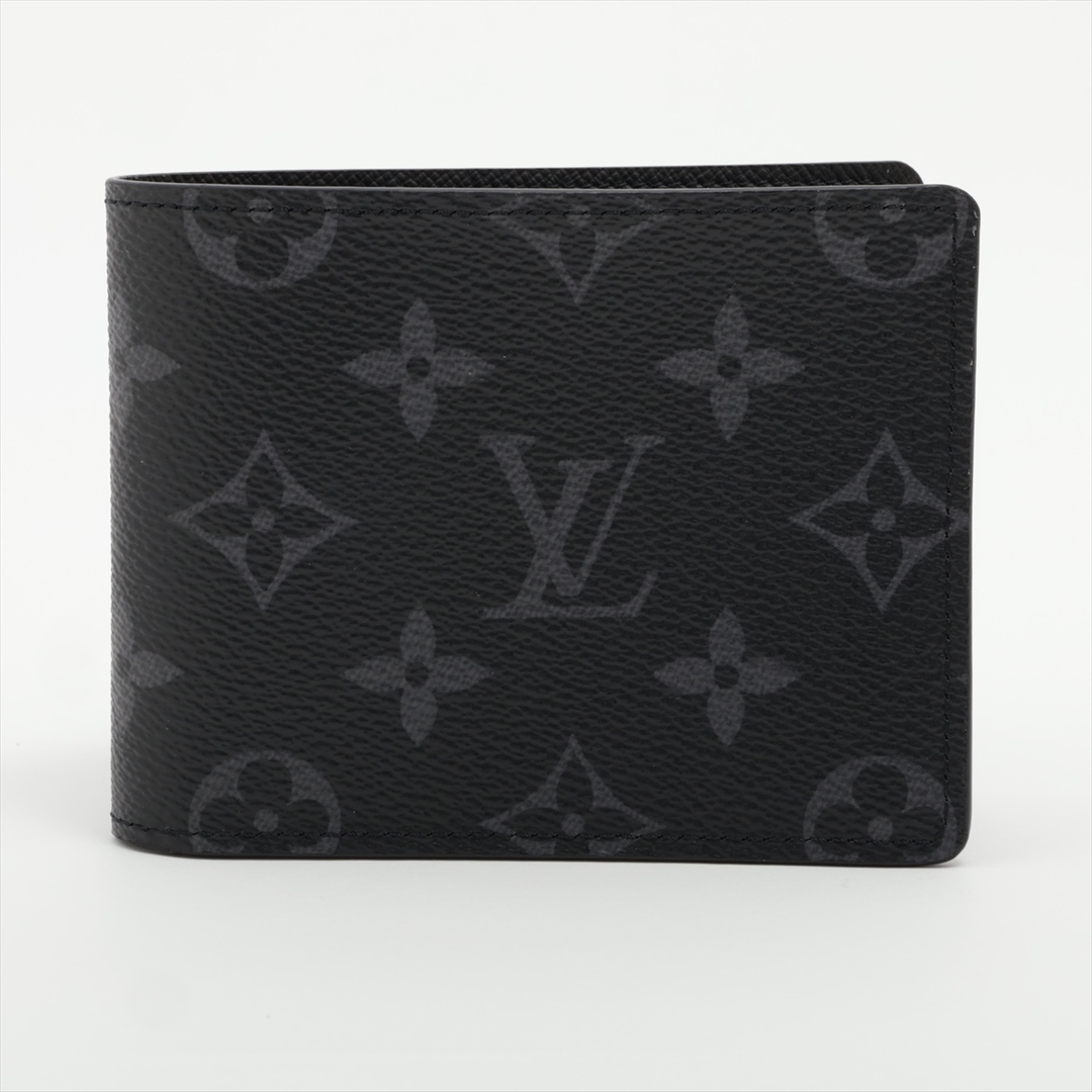 LOUIS VUITTON - ヴィトン ポルトフォイユスレンダー   ノワール メンズ コンパクトウォレ