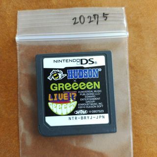 ニンテンドーDS(ニンテンドーDS)のHUDSON×GReeeeN ライブ!？ DeeeeS!？(携帯用ゲームソフト)