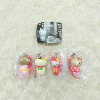 4種】はろうきてぃ こけし根付 ガチャの通販 by 4種】はろうきてぃ こけし根付 ガチャの通販 by