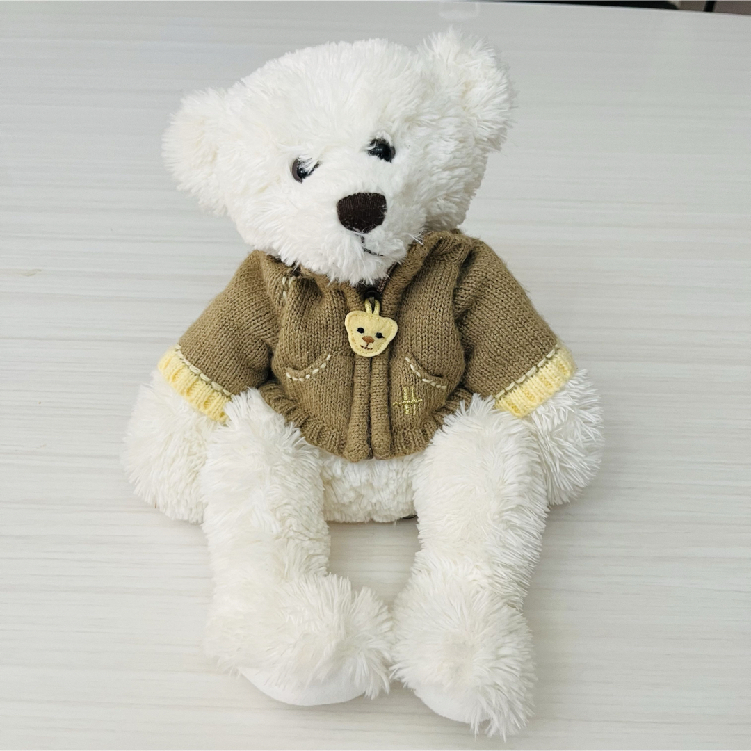 Harrods - ハロッズ テディベア 白熊のぬいぐるみ セーター着用 Harrods - ハロッズ テディベア 白熊のぬいぐるみ セーター着用