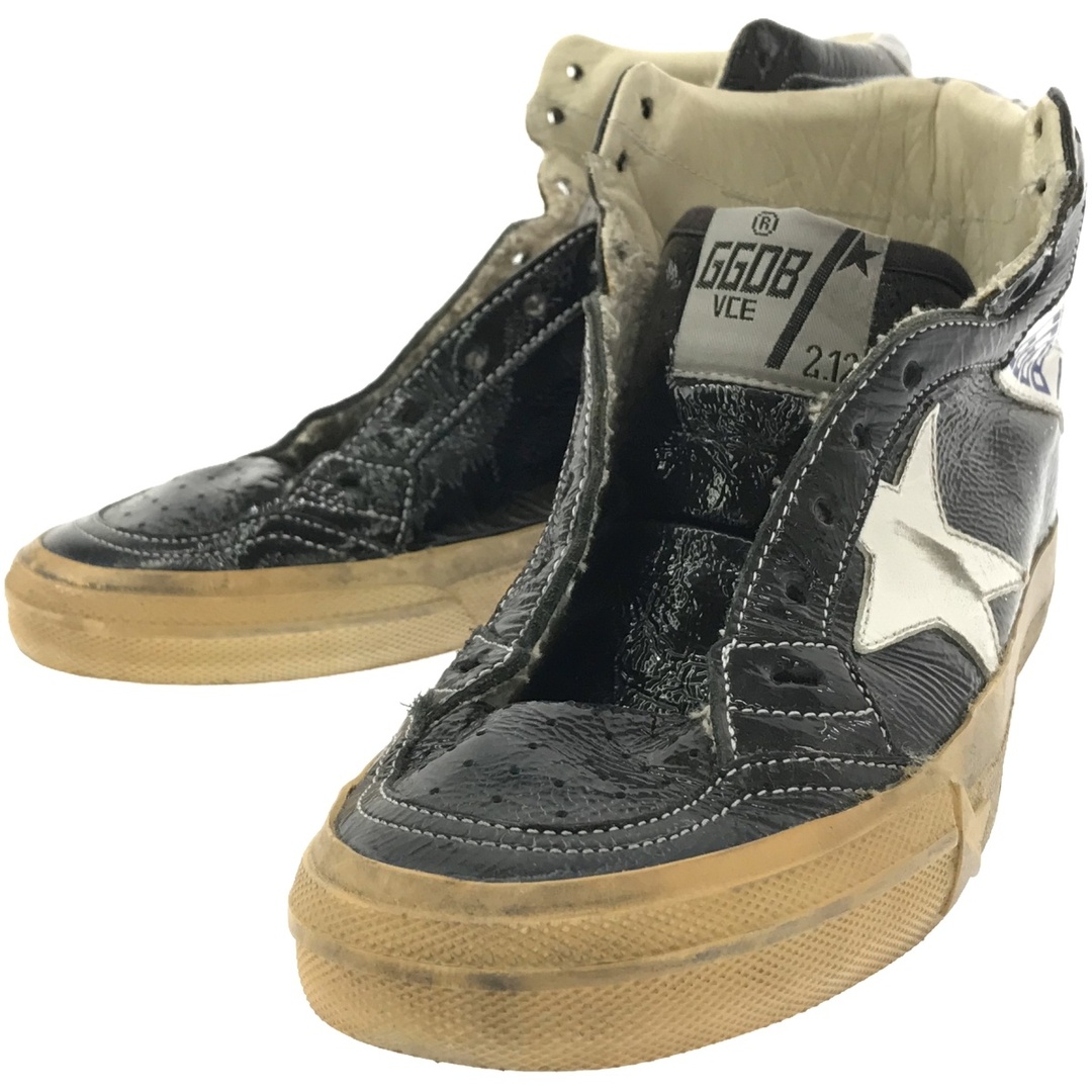 GOLDEN GOOSE ゴールデン グース ダメージ加工エナメル GOLDEN GOOSE ゴールデン グース ダメージ加工エナメル