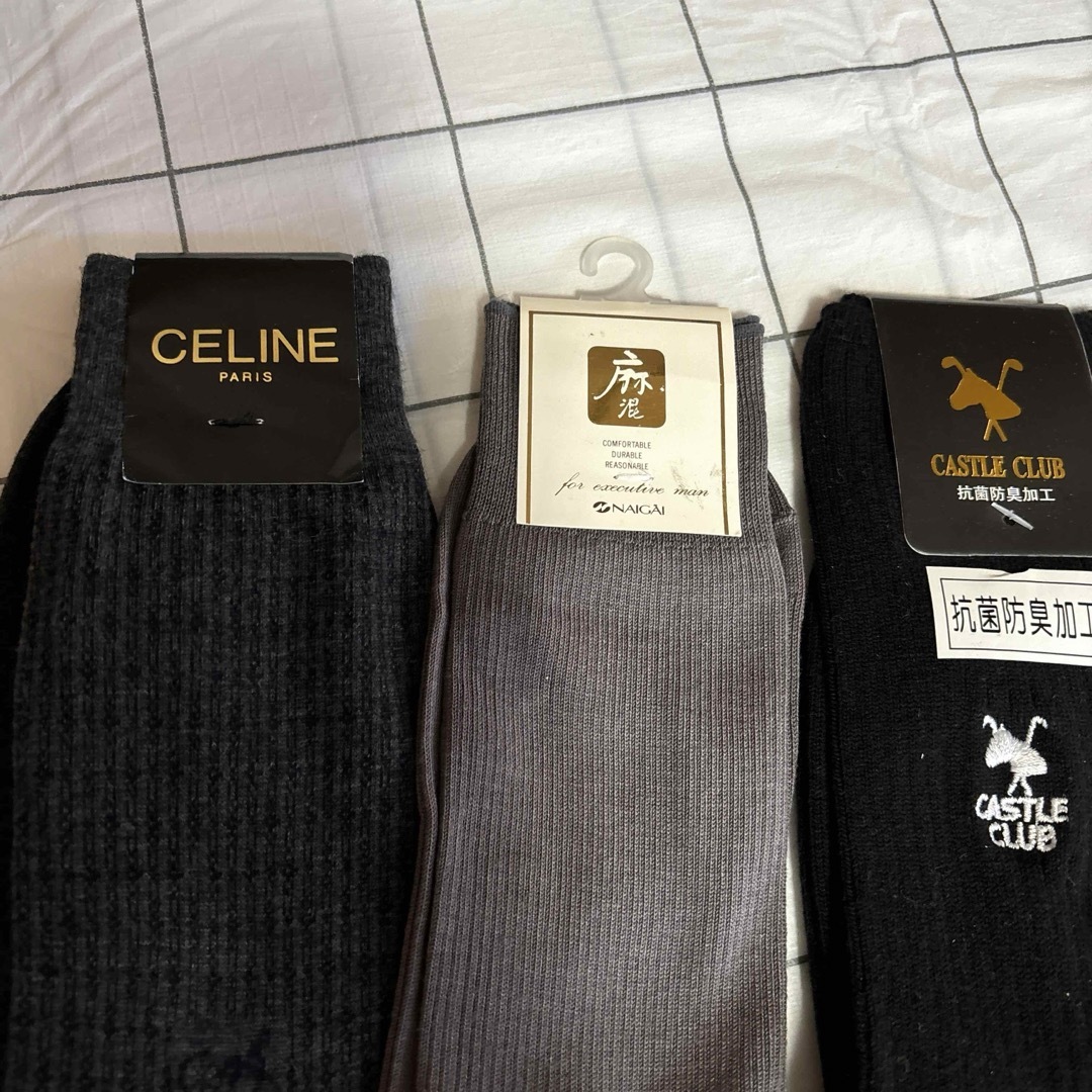 CELINE - メンズソックス3足セットの通販 by アイアイ's shop CELINE - メンズソックス3足セットの通販 by アイアイ's shop