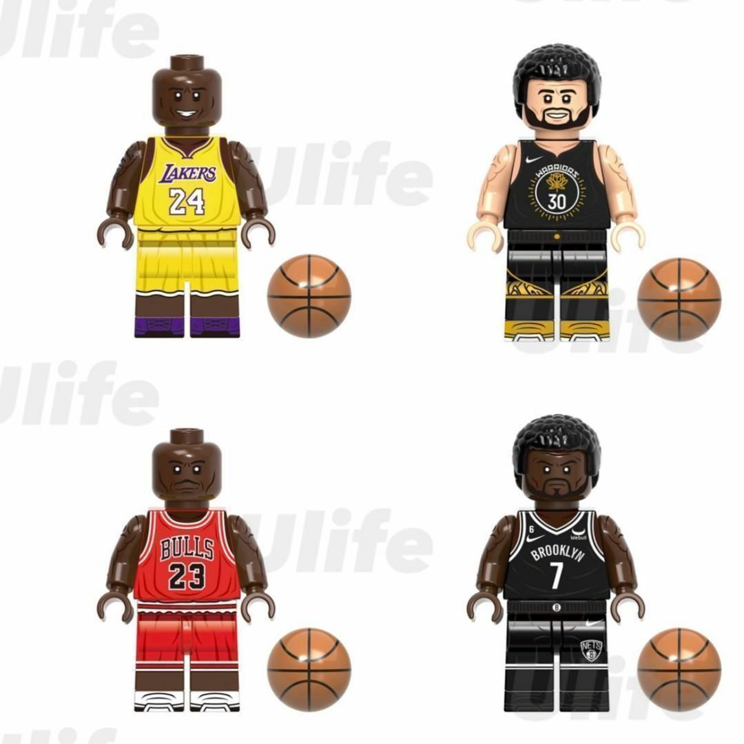 8体セットB レゴ互換 NBA スター選手 ミニフィグ フィギュア 8体セットB レゴ互換 NBA スター選手 ミニフィグ フィギュア