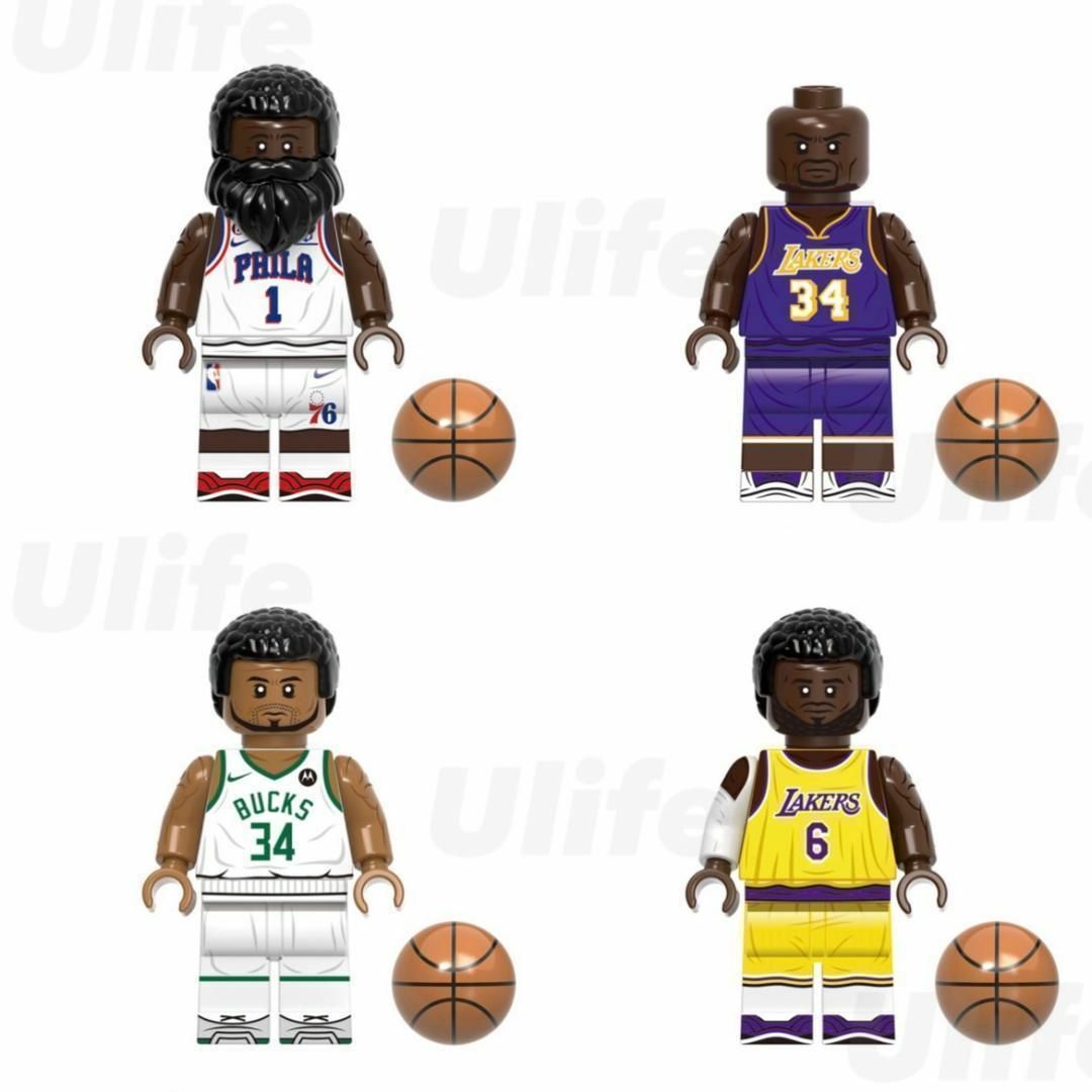 8体セットB レゴ互換 NBA スター選手 ミニフィグ フィギュア 8体セットB レゴ互換 NBA スター選手 ミニフィグ フィギュア