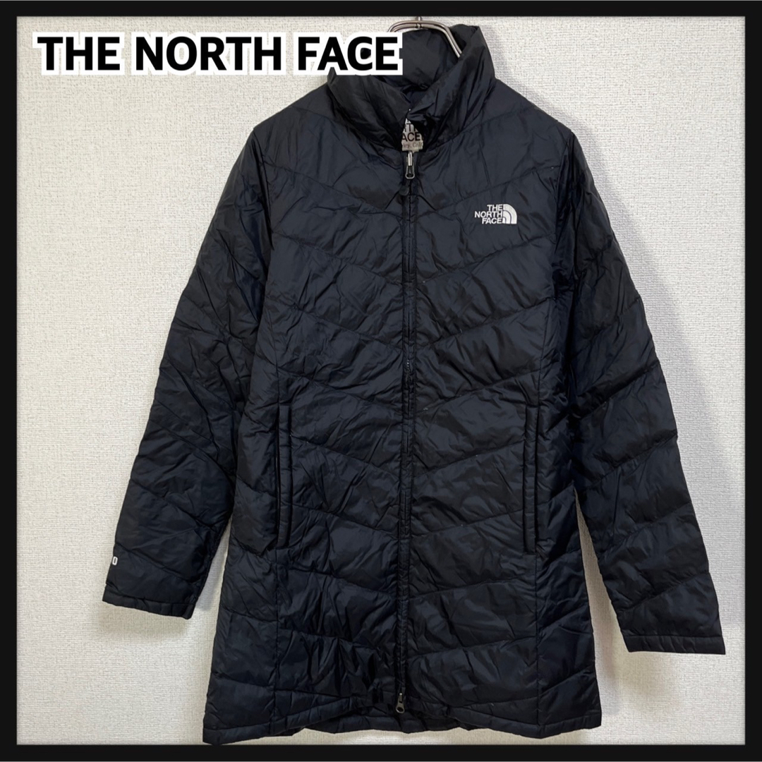 THE NORTH FACE - 【ノースフェイス】ロングダウンコート 黒刺繍 THE NORTH FACE - 【ノースフェイス】ロングダウンコート 黒刺繍