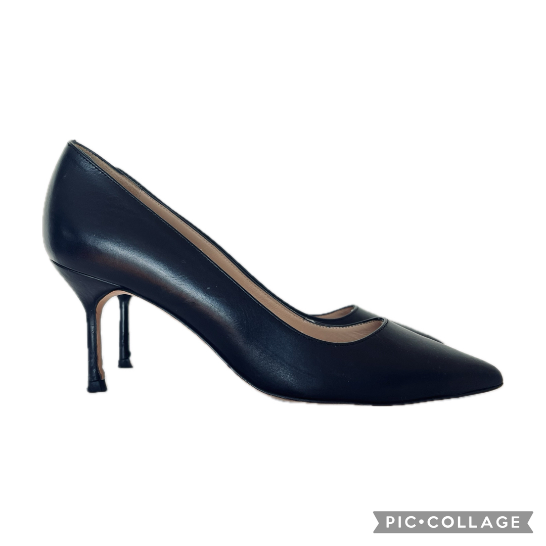 MANOLO BLAHNIK 使用1回黒パンプス36.5(23〜23.5) MANOLO BLAHNIK 使用1回黒パンプス36.5(23〜23.5)