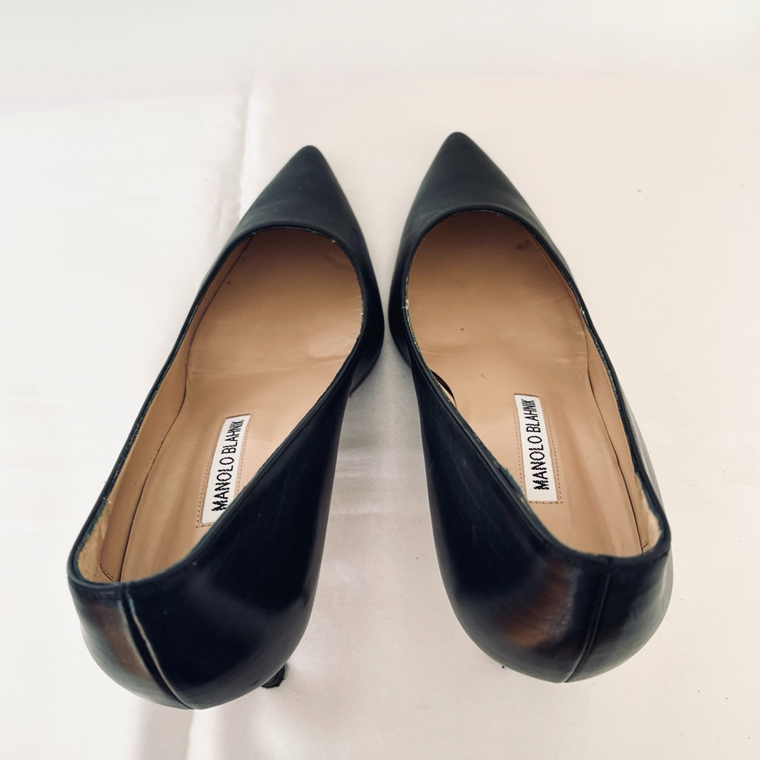 MANOLO BLAHNIK 使用1回黒パンプス36.5(23〜23.5) MANOLO BLAHNIK 使用1回黒パンプス36.5(23〜23.5)