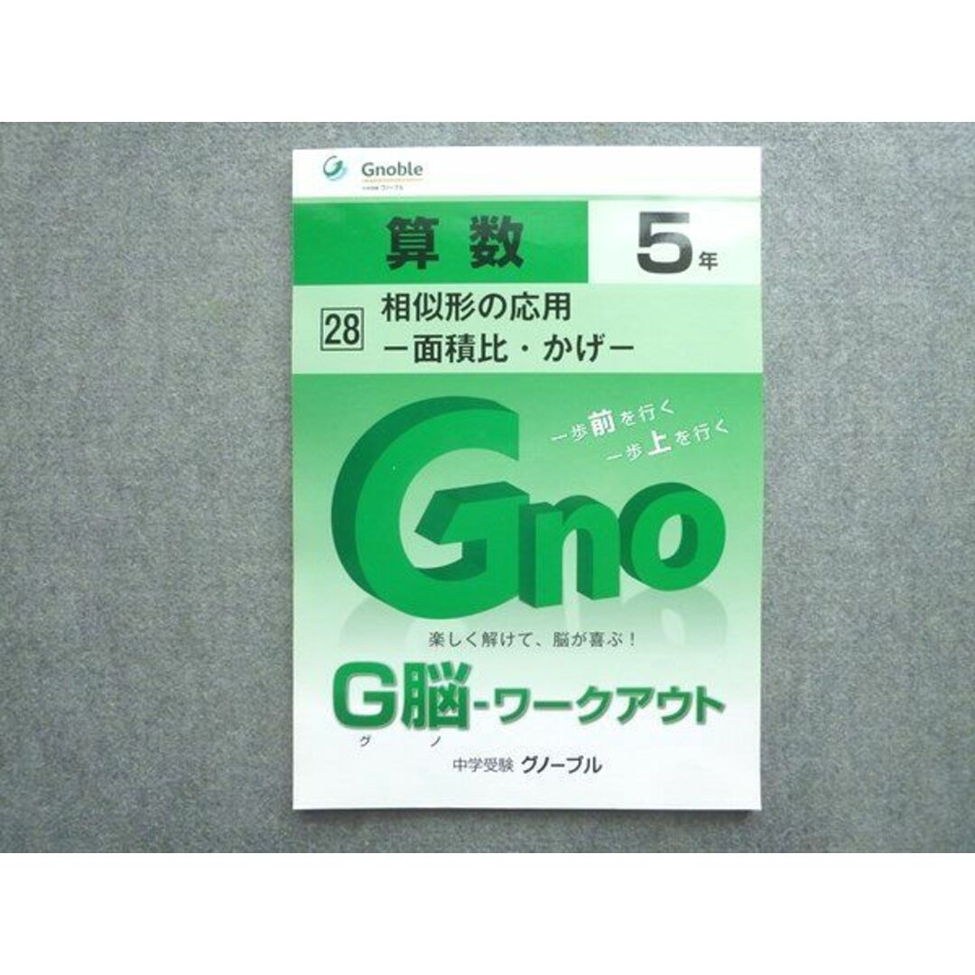 中学受験グノーブル 算数5年 G脳 ワークアウト 28相似形の応用