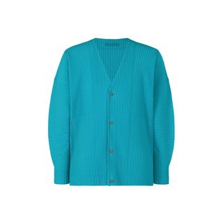 ISSEY MIYAKE - size4 オムプリッセ MC MARCH カーディガンの ISSEY MIYAKE - size4 オムプリッセ MC MARCH カーディガンの