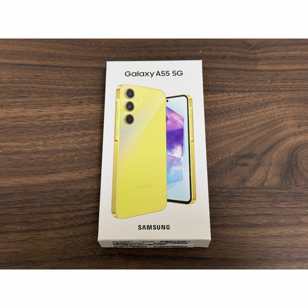 【新品未開封】Galaxy A55 5G 8/128 Lemon Yellow