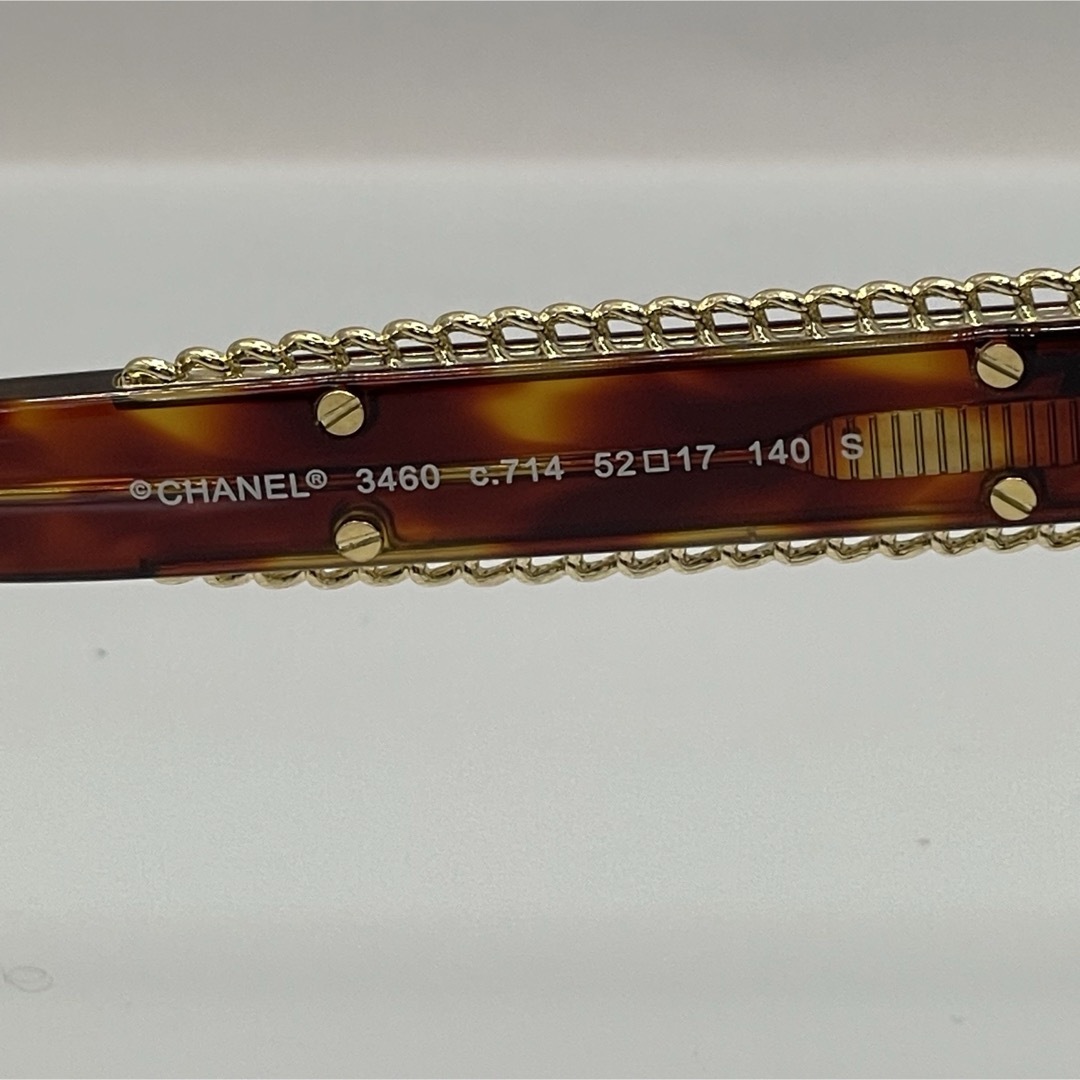 CHANEL 眼鏡用フレーム 新作 テンプルチェーン使用ココマーク付 CHANEL 眼鏡用フレーム 新作 テンプルチェーン使用ココマーク付
