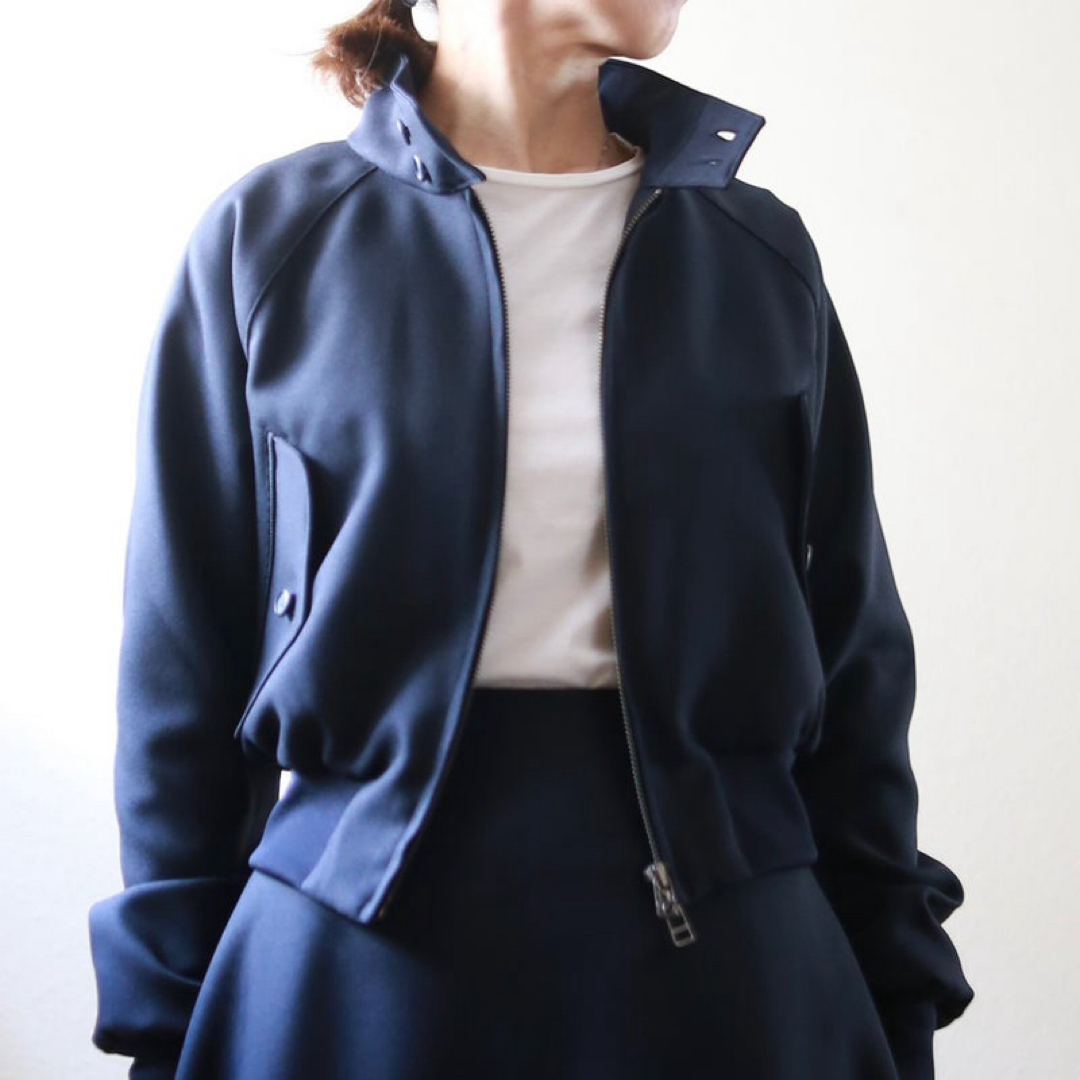 DEUXIEME CLASSE - 送料込◎ベトゥープ◎ エコペットツイル W-ZIPブルゾン 黒
