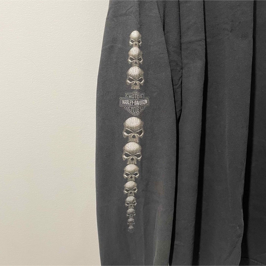 Harley davidson Skull ハーレー スカル ロンT Tシャツ Harley davidson Skull ハーレー スカル ロンT Tシャツ
