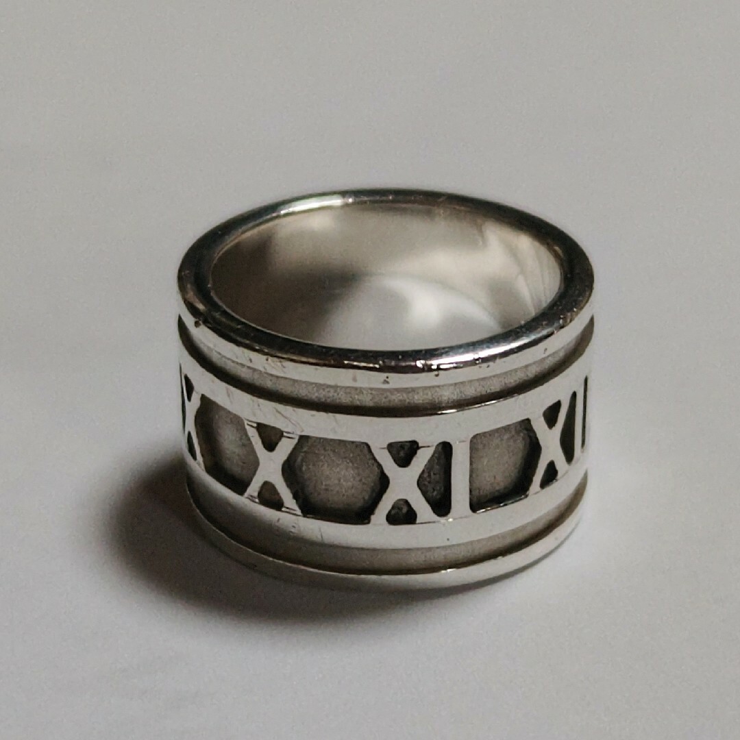 10号 良品 TIFFANY アトラス ワイド シルバーリング 10号 良品 TIFFANY アトラス ワイド シルバーリング