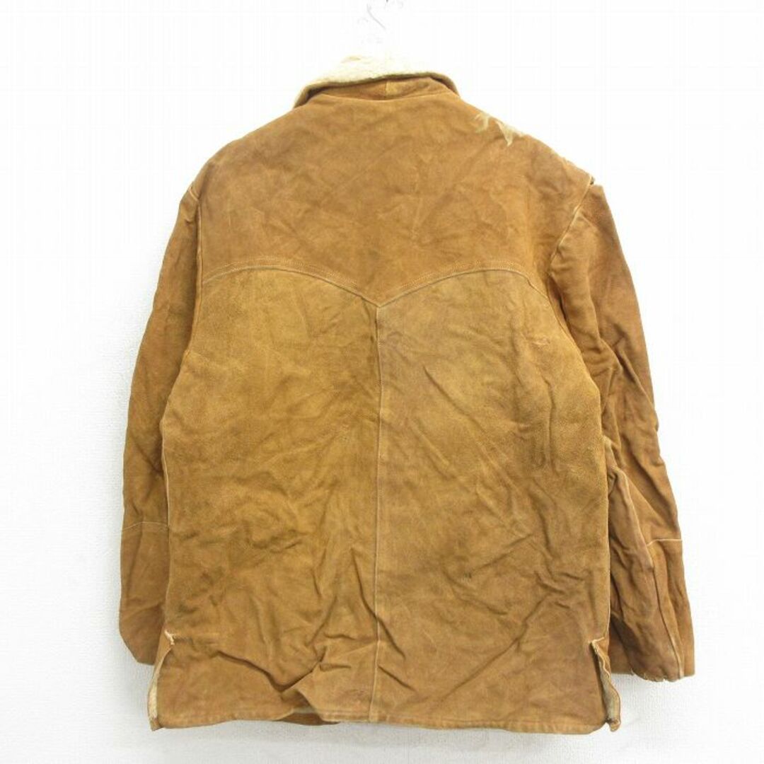 XL☆古着 長袖 ビンテージ スエード レザー ジャケット メンズ XL☆古着 長袖 ビンテージ スエード レザー ジャケット メンズ