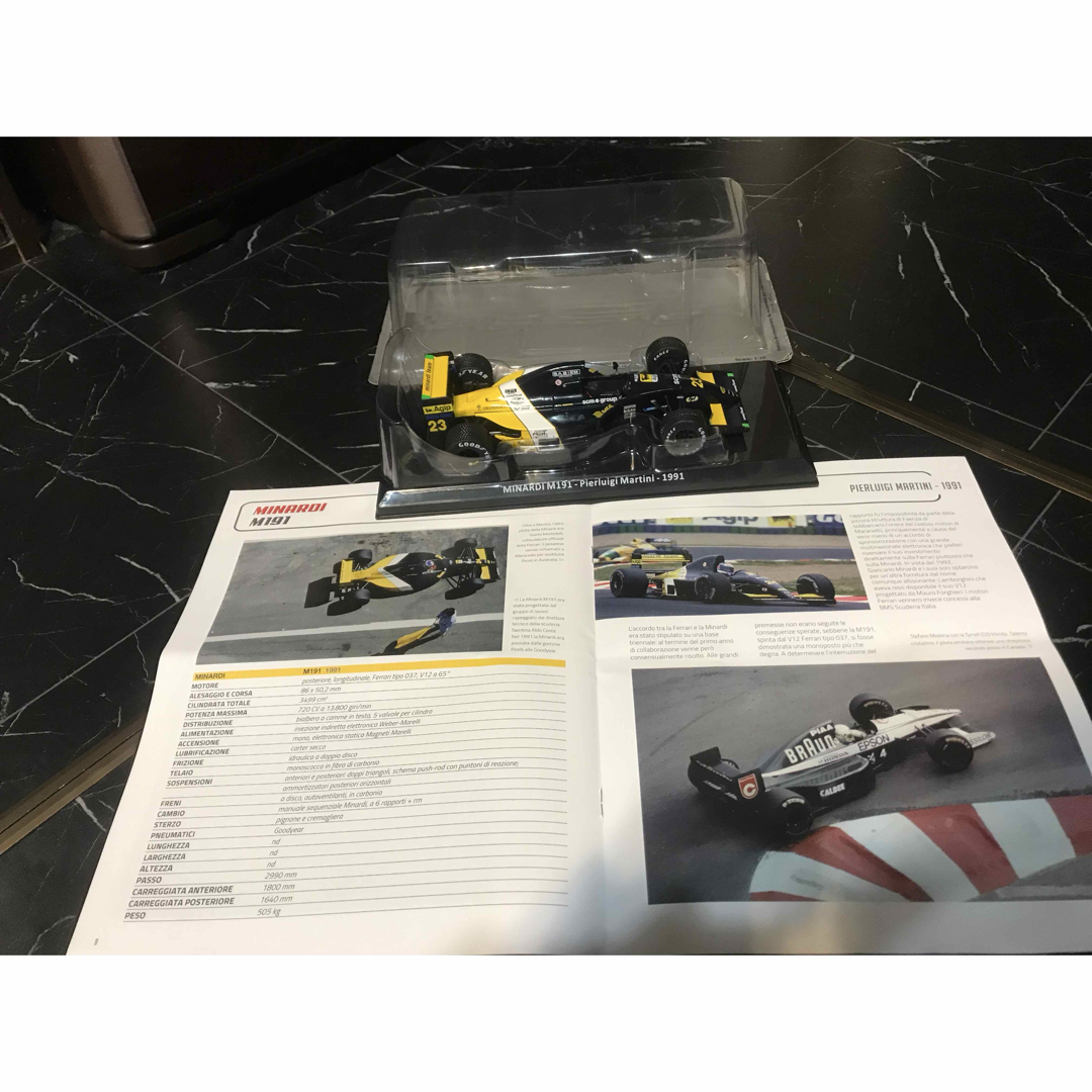 日本未発売 ビッグスケールF1 ミナルディフェラーリ M191 1/24の 日本未発売 ビッグスケールF1 ミナルディフェラーリ M191 1/24の