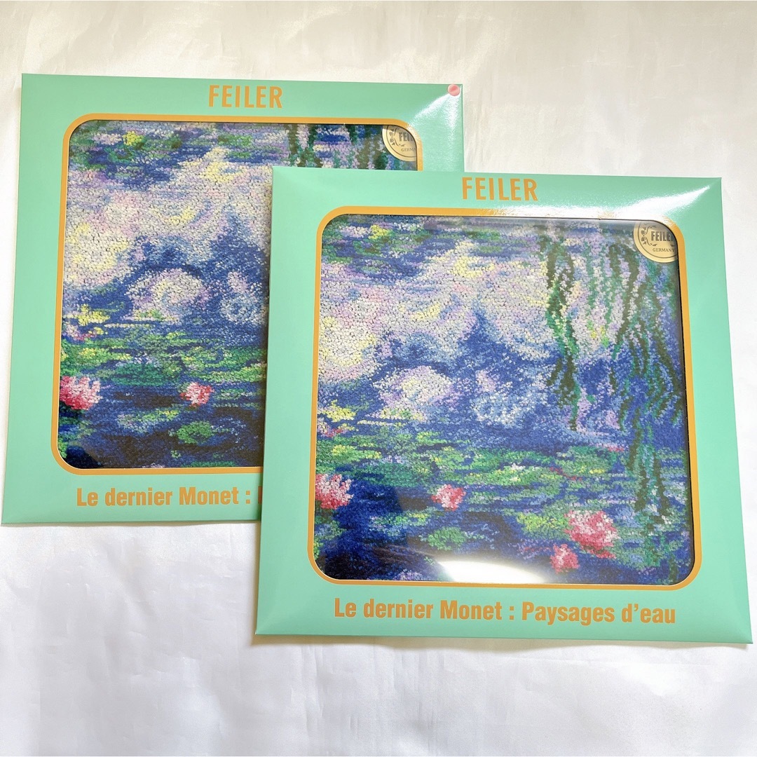 フェイラー FEILER あるける モネ展 睡蓮 ピンク フェイラー FEILER あるける モネ展 睡蓮 ピンク