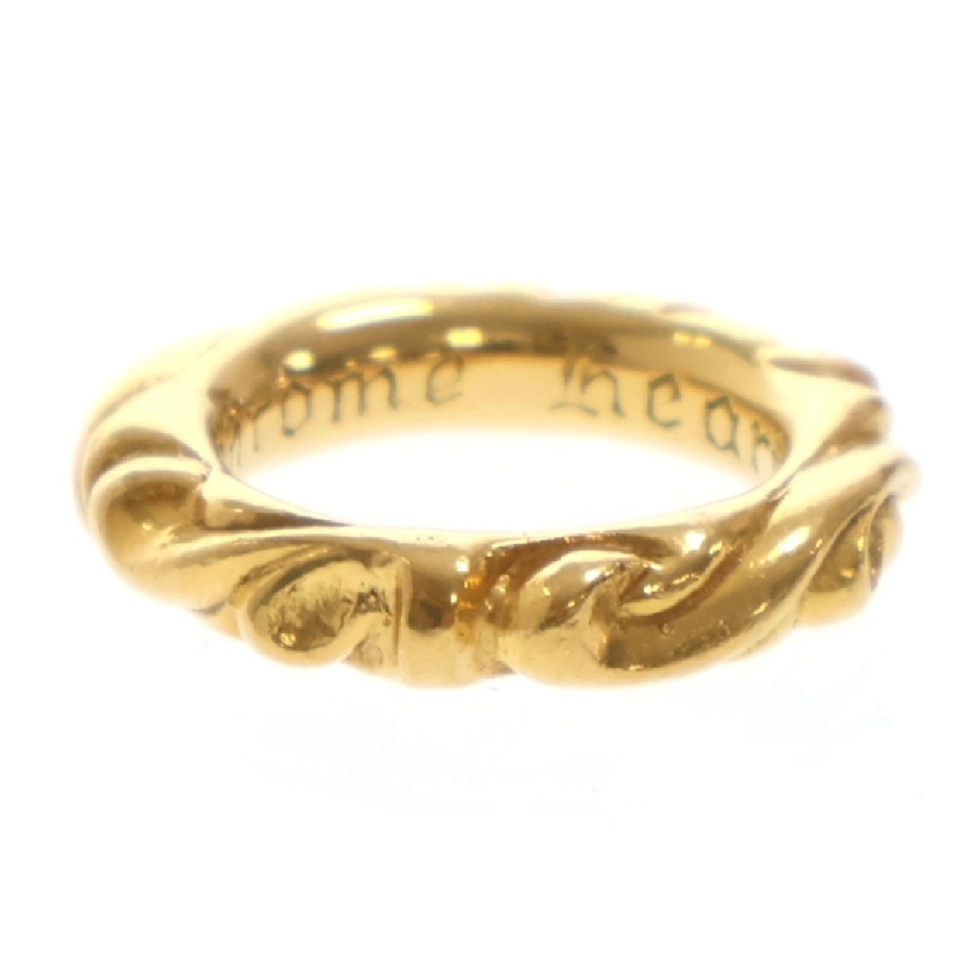 Chrome Hearts - CHROME HEARTS クロムハーツ OLD 22K SCRL BAND 22K スクロールバンド リング ゴールド