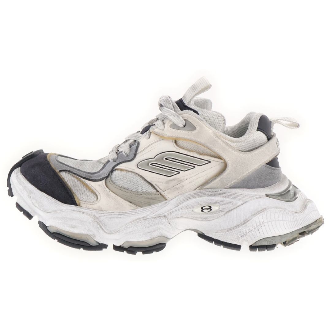 BALENCIAGA - BALENCIAGA バレンシアガ 24SS CARGO カーゴ ヴィンテージ加工 ローカットスニーカー ホワイト/ネイビー 785754