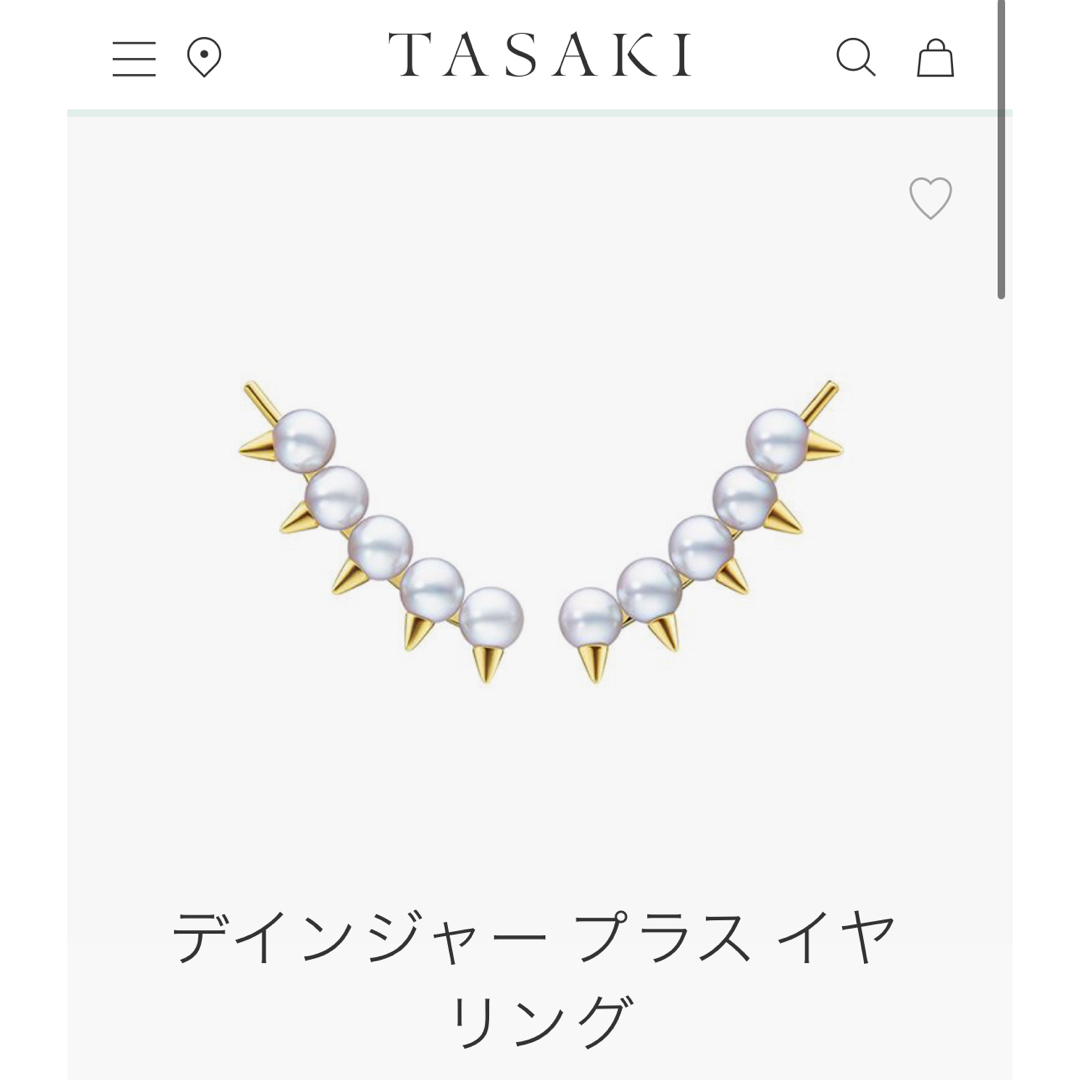 TASAKI - TASAKI デインジャー プラス イヤリング(※ピアスです)