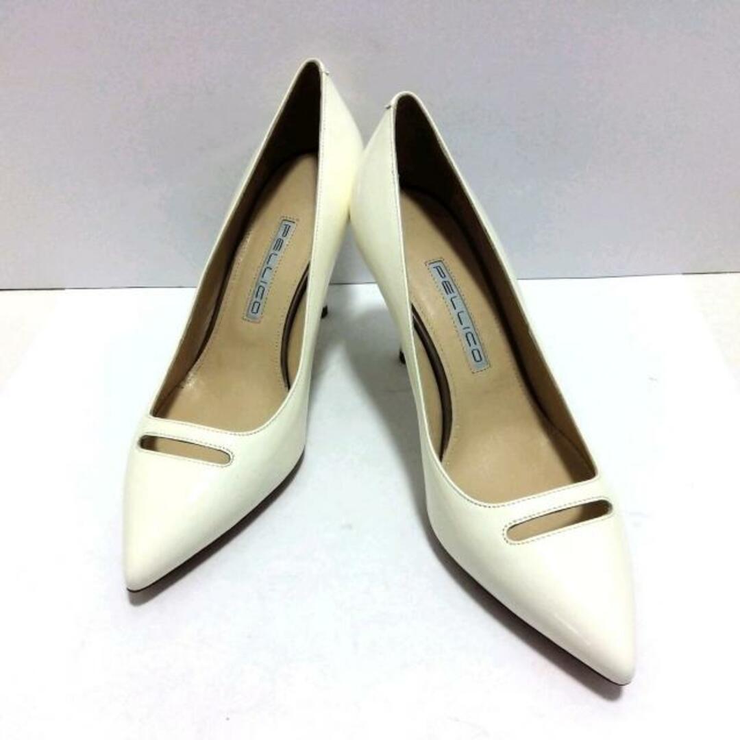 PELLICO(ペリーコ) パンプス 37 レディース美品 - アイボリー レザー PELLICO(ペリーコ) パンプス 37 レディース美品 - アイボリー レザー