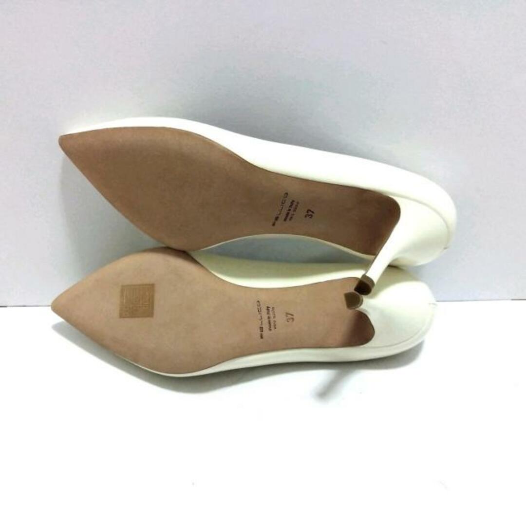 PELLICO(ペリーコ) パンプス 37 レディース美品 - アイボリー レザー PELLICO(ペリーコ) パンプス 37 レディース美品 - アイボリー レザー