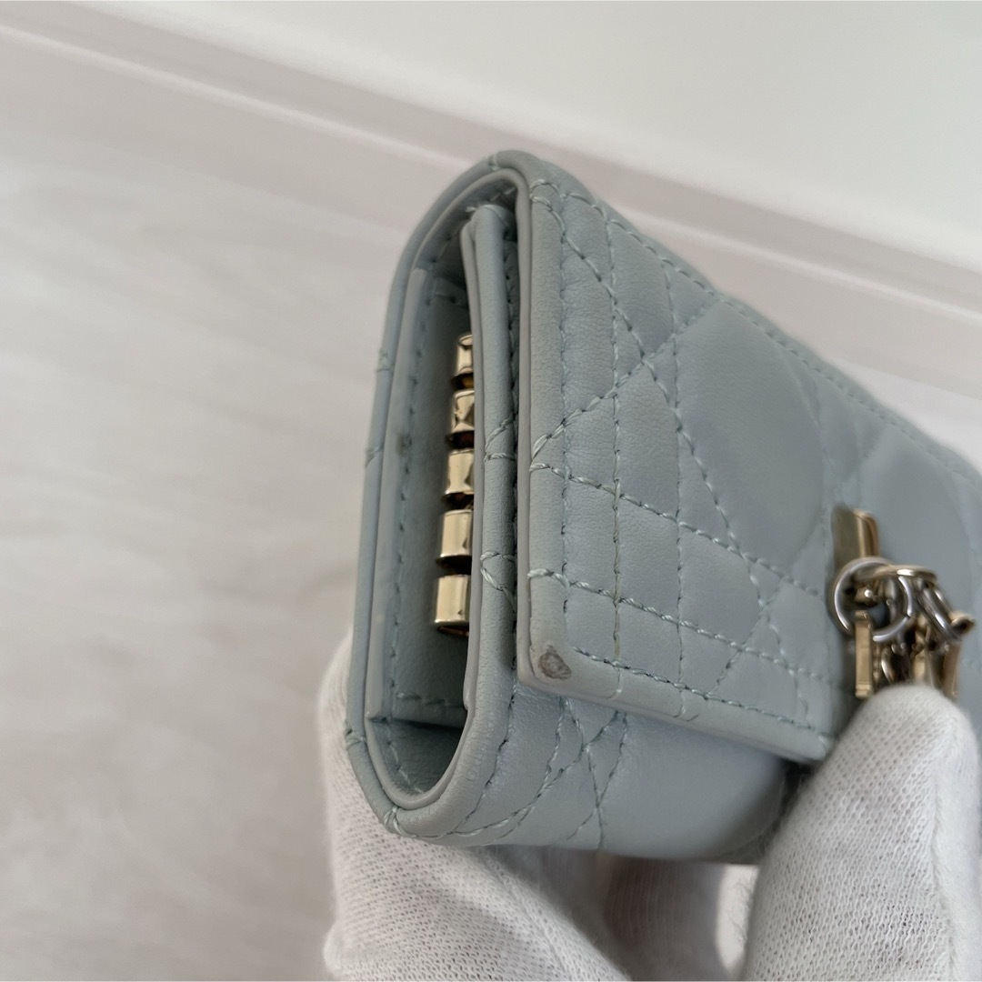 Christian Dior - 【ディオール】Miss Dior キーケース 水色 Christian Dior - 【ディオール】Miss Dior キーケース 水色