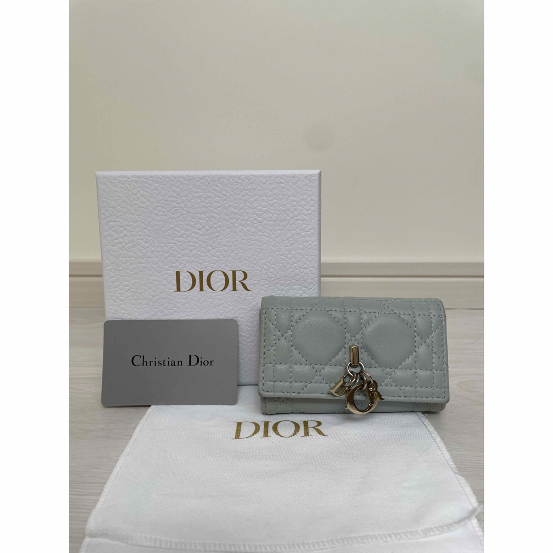 Christian Dior - 【ディオール】Miss Dior キーケース 水色 Christian Dior - 【ディオール】Miss Dior キーケース 水色