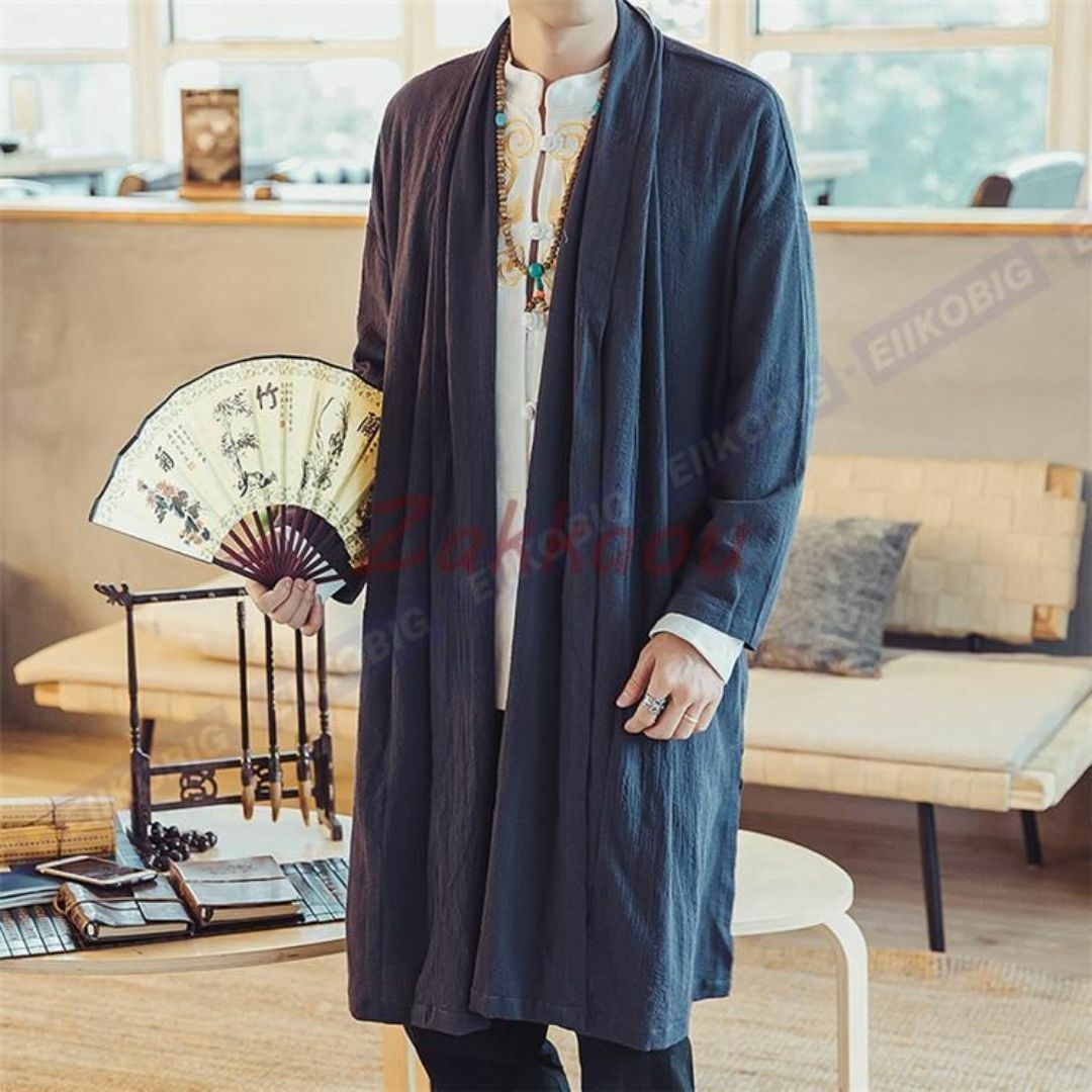ANAYI ロングカーディガン ネイビー 38 トップス
