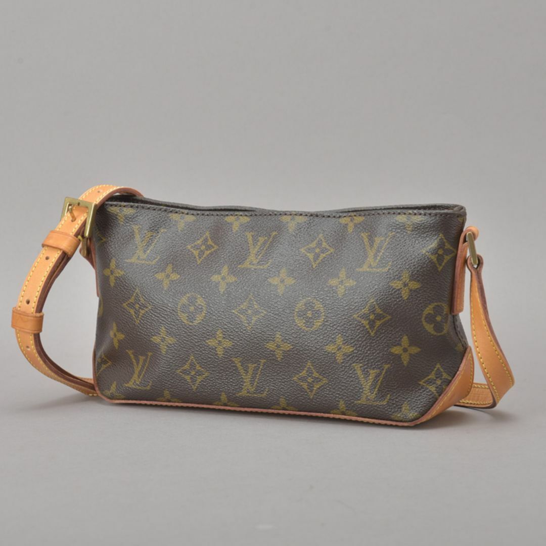 LOUIS VUITTON - 美品◇ルイヴィトン トロター ショルダーバッグ モノグラム レザー ポシェット