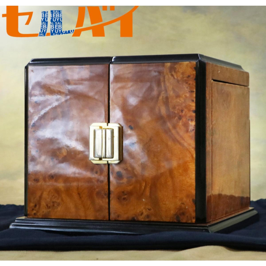 【テレビで話題】 本物 美品 スカトラ・デル・テンポ 極希少 マホガニーウッド ワインディング機能つき