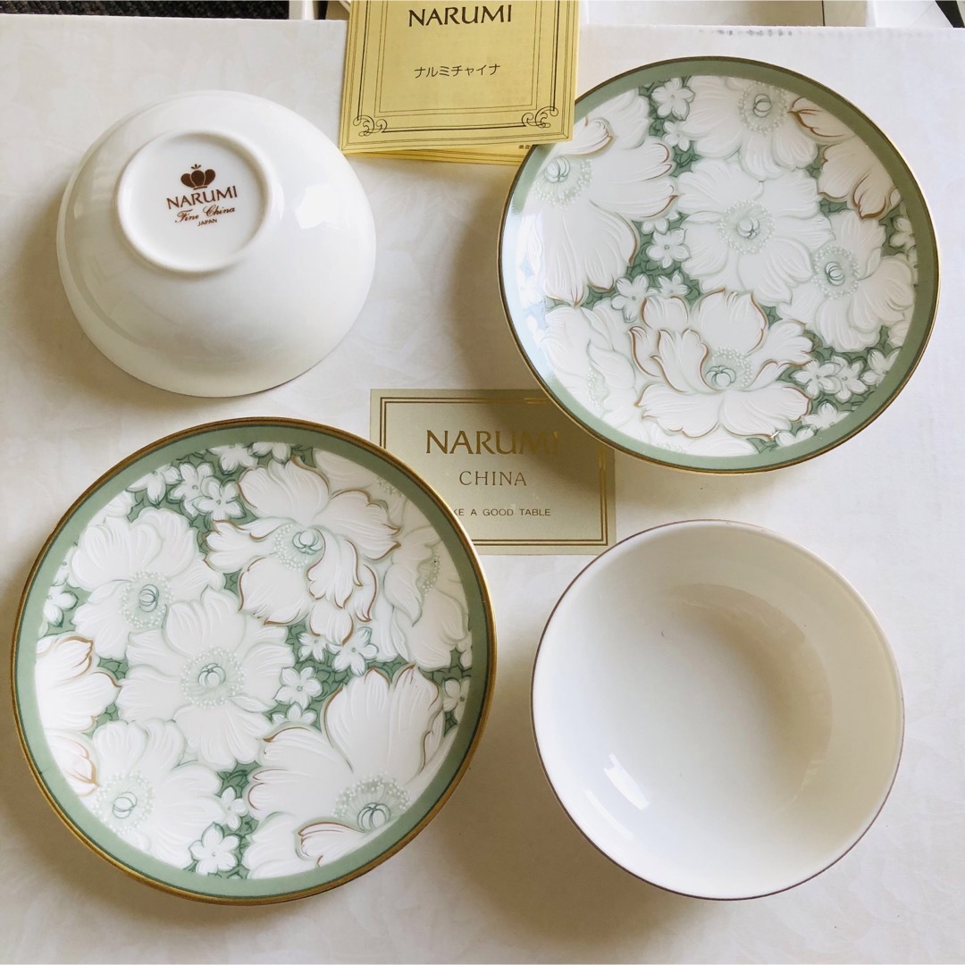 NARUMI - 新品 ナルミ NARUMI 食器セット 11点 花柄 磁器 NARUMI - 新品 ナルミ NARUMI 食器セット 11点 花柄 磁器