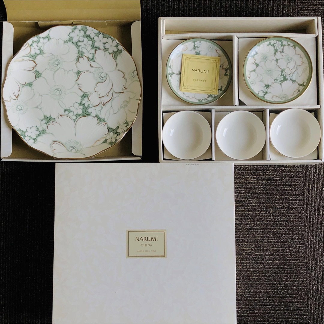 NARUMI - 新品 ナルミ NARUMI 食器セット 11点 花柄 磁器 NARUMI - 新品 ナルミ NARUMI 食器セット 11点 花柄 磁器