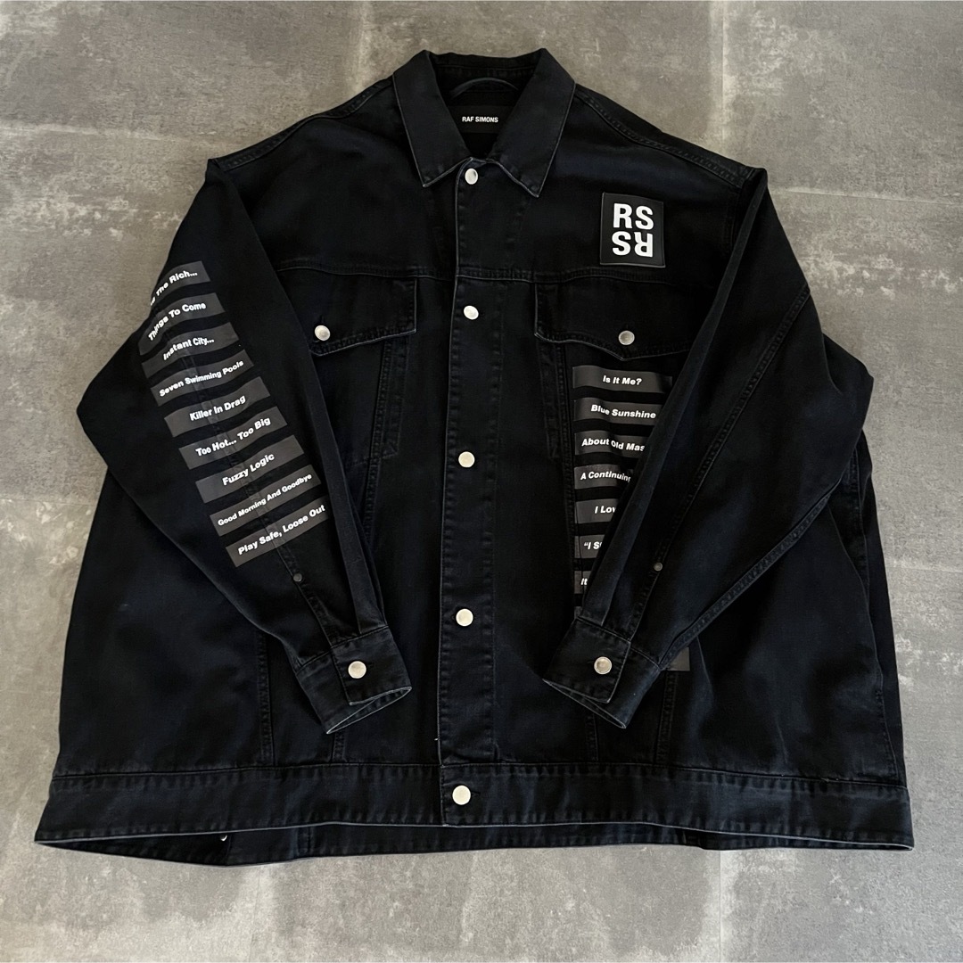 RAF SIMONS - 18SS RAF SIMONS 権力の美学 デニムジャケットの RAF SIMONS - 18SS RAF SIMONS 権力の美学 デニムジャケットの
