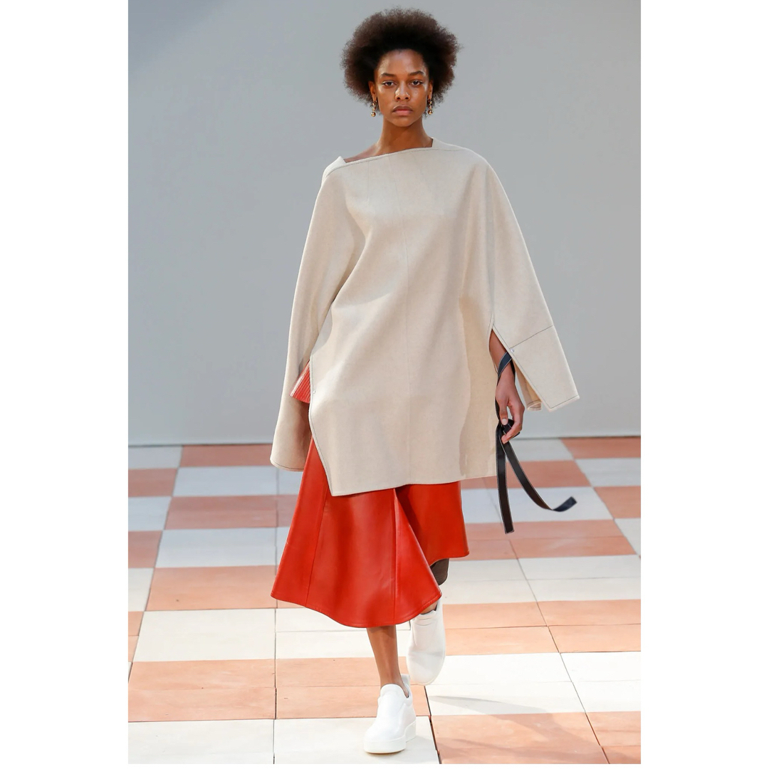 CELINE - 美品 CELINE セリーヌ カシミヤ グリーン ポンチョ CELINE - 美品 CELINE セリーヌ カシミヤ グリーン ポンチョ