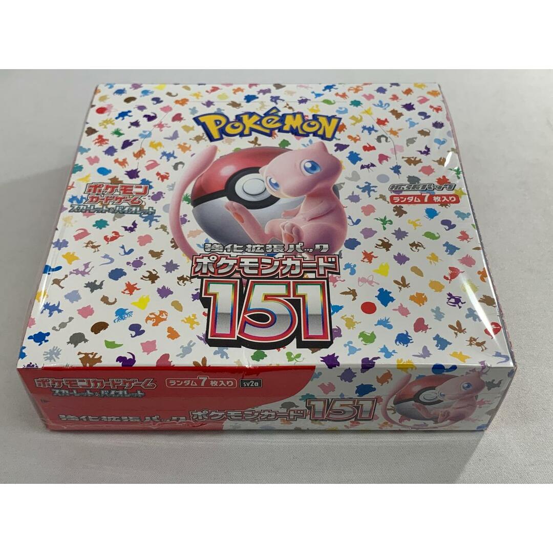 シュリンク未開封】ポケモンカードゲーム 151 BOX 傷有り シュリンク未開封】ポケモンカードゲーム 151 BOX 傷有り