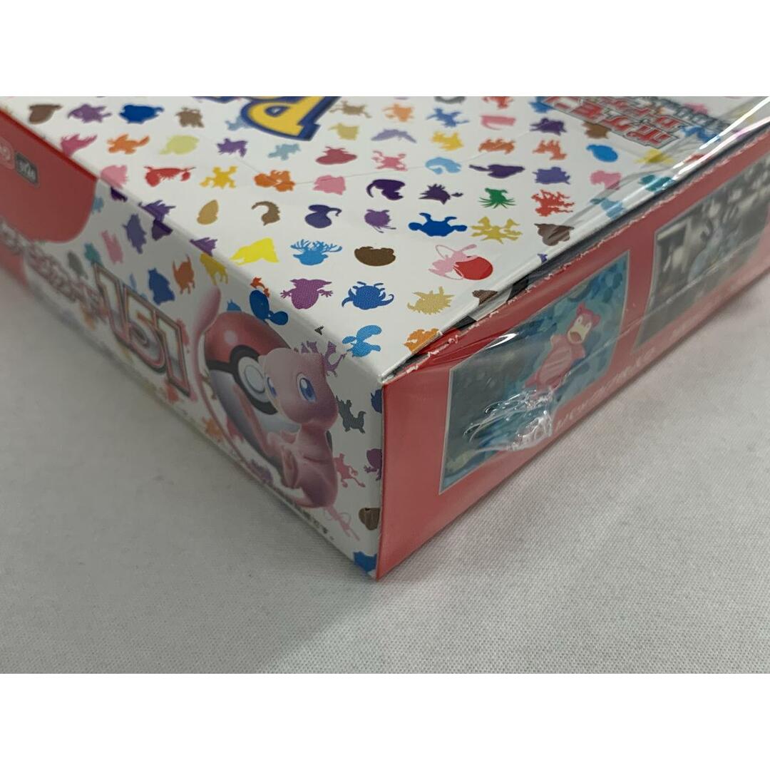 シュリンク未開封】ポケモンカードゲーム 151 BOX 傷有り シュリンク未開封】ポケモンカードゲーム 151 BOX 傷有り