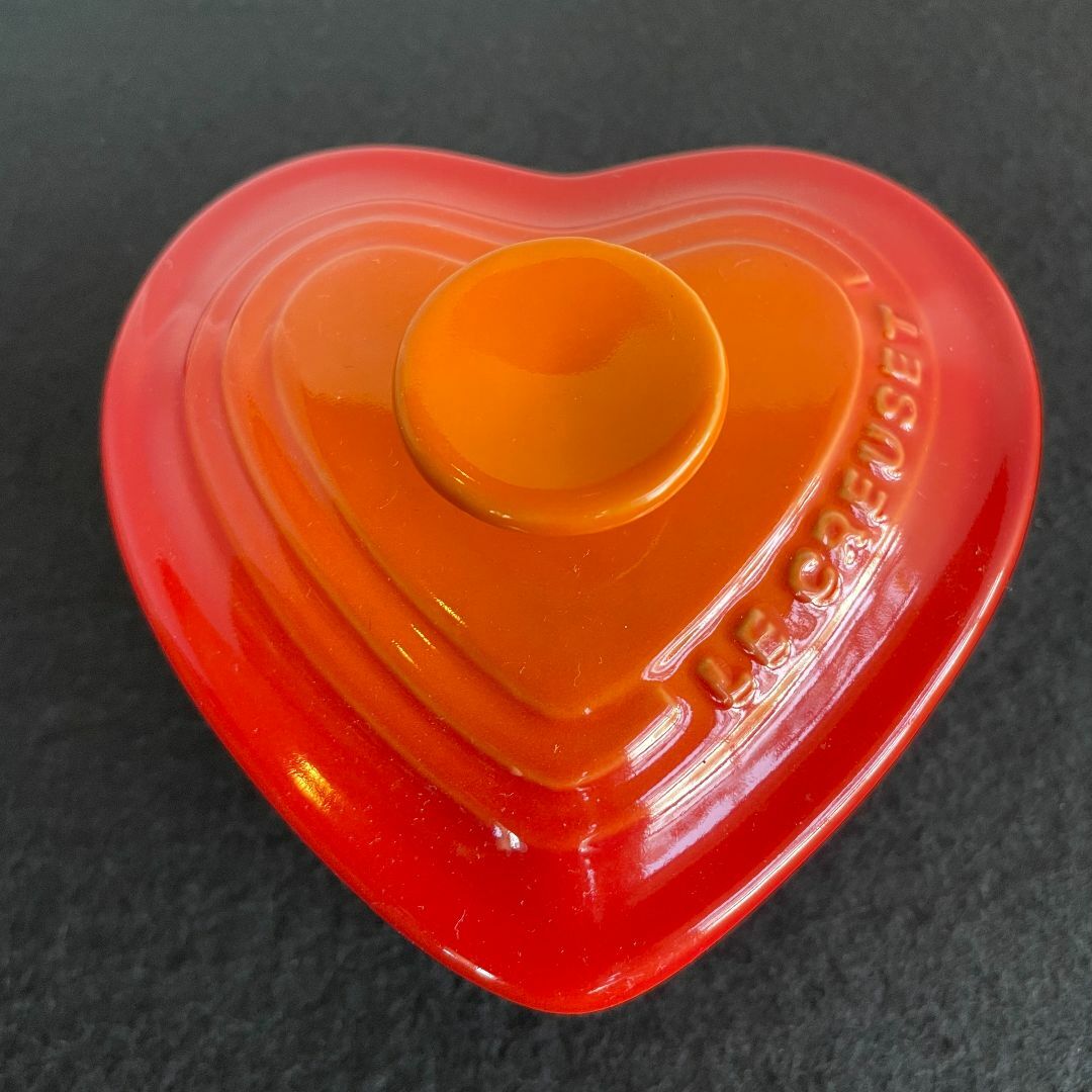 LE CREUSET - ル・クルーゼ ラムカン ハート ダムール S フタ LE CREUSET - ル・クルーゼ ラムカン ハート ダムール S フタ
