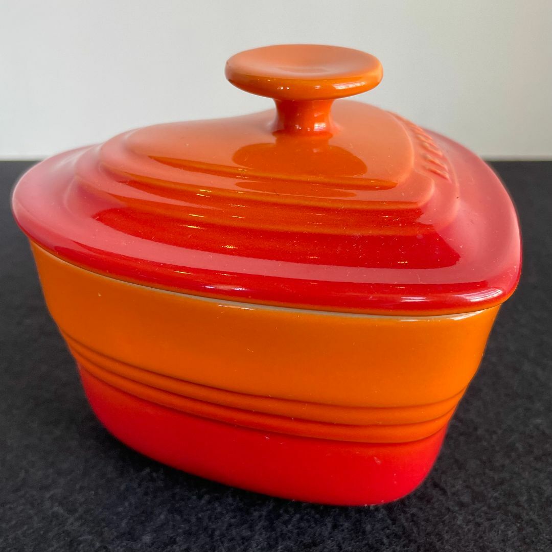 LE CREUSET - ル・クルーゼ ラムカン ハート ダムール S フタ LE CREUSET - ル・クルーゼ ラムカン ハート ダムール S フタ