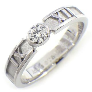 ティファニー(Tiffany & Co.)のティファニー Tiffany & Co. リング アトラス 1ポイント ダイヤモンド K18WG 9号 【中古】(リング(指輪))