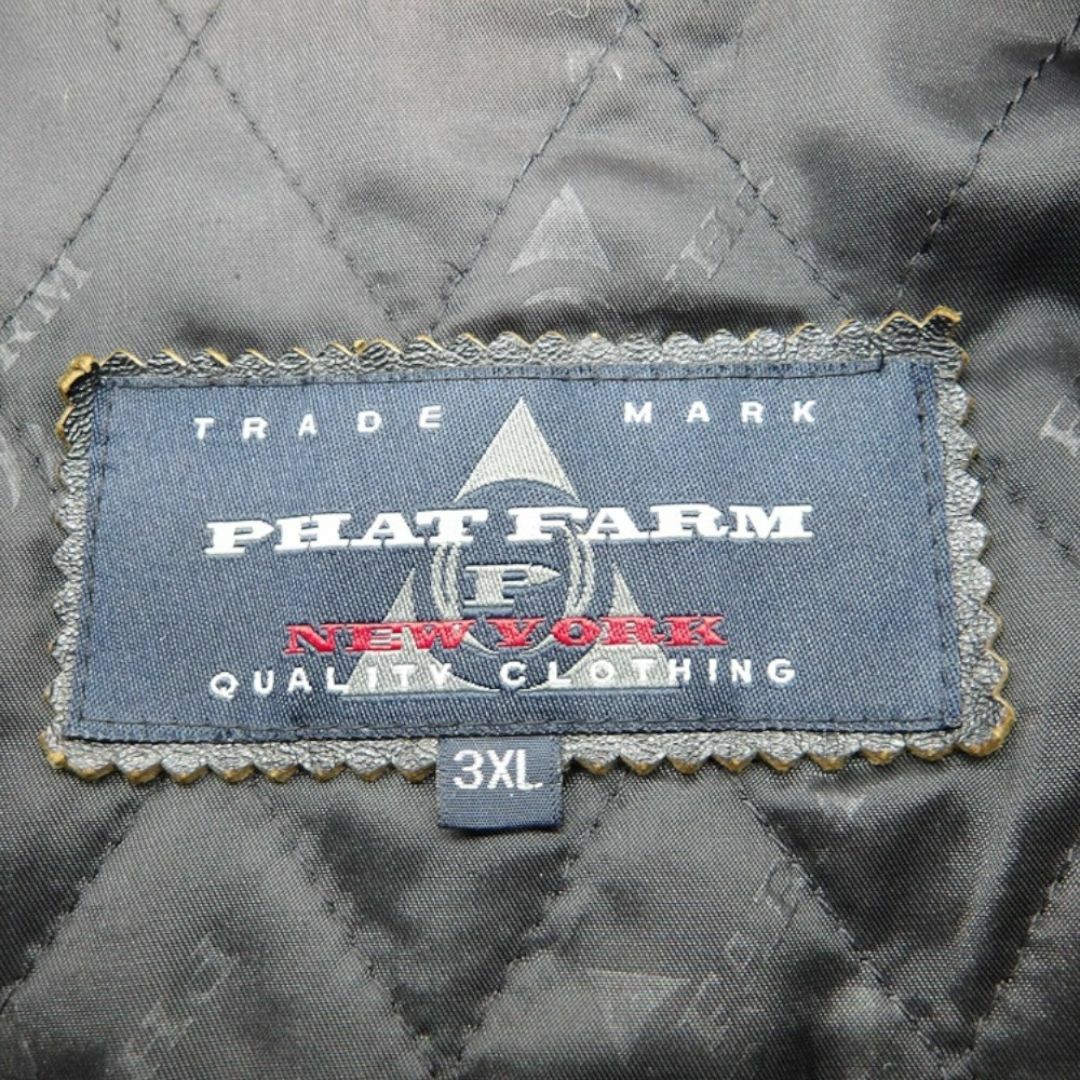 PHATFARM - PHATFARM 90s ALL LEATHER JACKET BLACK 3XLの通販 PHATFARM - PHATFARM 90s ALL LEATHER JACKET BLACK 3XLの通販
