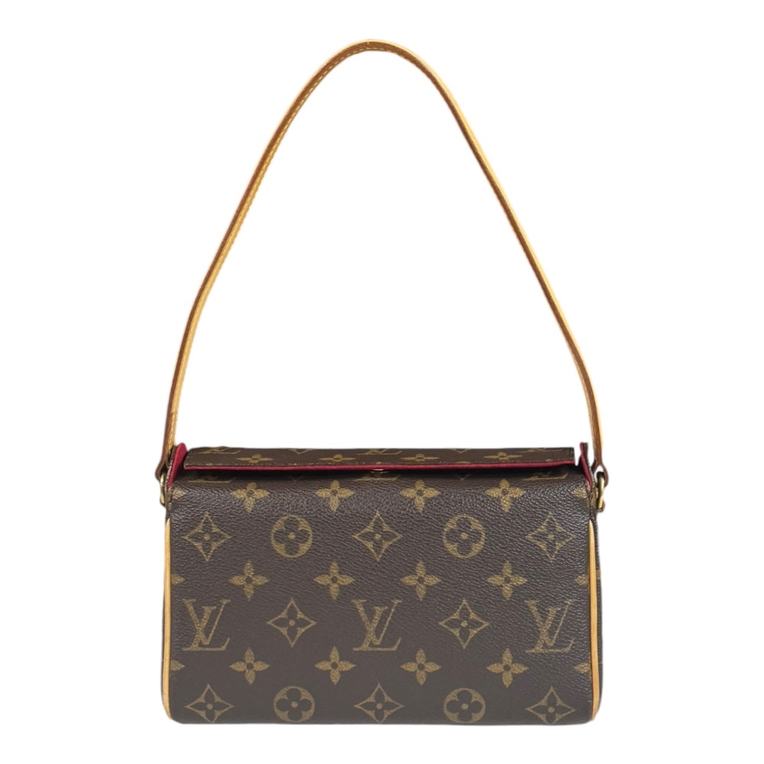 LOUIS VUITTON - ルイヴィトン レシタル モノグラム ショルダーバッグ モノグラムキャンバス M51900 ブラウン レディース LOUIS VUITTON  中古