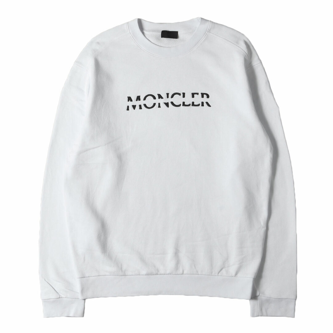 誠実 MONCLER - 美品 MONCLER モンクレール スウェット サイズ:M 22AW グラフィック ロゴ 刺繍 スウェットシャツ SWEATSHIRT ホワイト 白 トップス トレーナー 【メンズ】【中古】の通販 by ブランド古着のBEEGLE by BooBee ラクマ店| モンクレールならラクマ トップス