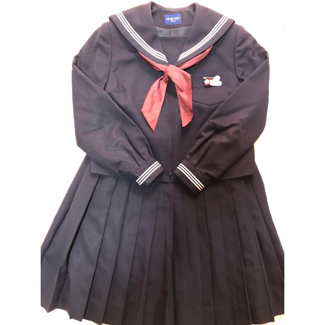 中学　セーラー服　上着　スカート　スカーフ　セット