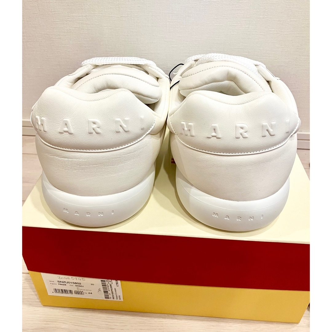 Marni】BigFoot 2.0 新品未使用 44 白 レザースニーカー Marni】BigFoot 2.0 新品未使用 44 白 レザースニーカー